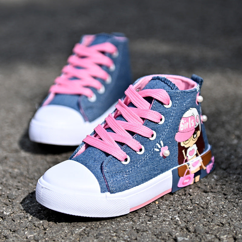 Shoes Children's Canvas Girls' Sneakers