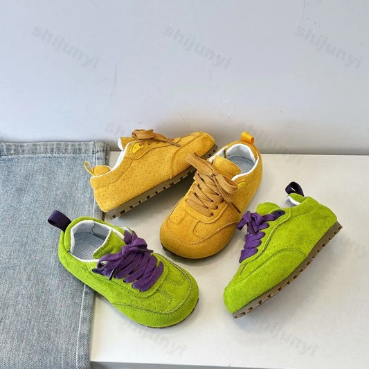 Children's Sports Shoes 2025 Candy Colored Casual Shoes Comfortable