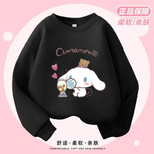 Sanrio Baby Girls Cartoon Cinnamoroll Sweatshirts
