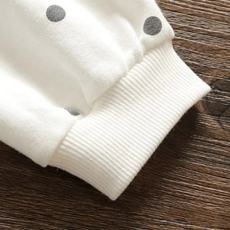 Girls’ Long-Sleeve Hoodie Dress – Princess Top