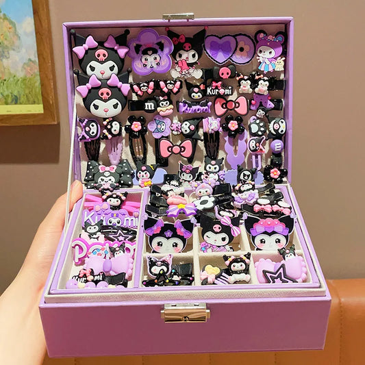 Sanrio Children's Hair Accessories Set Jewelry Box
