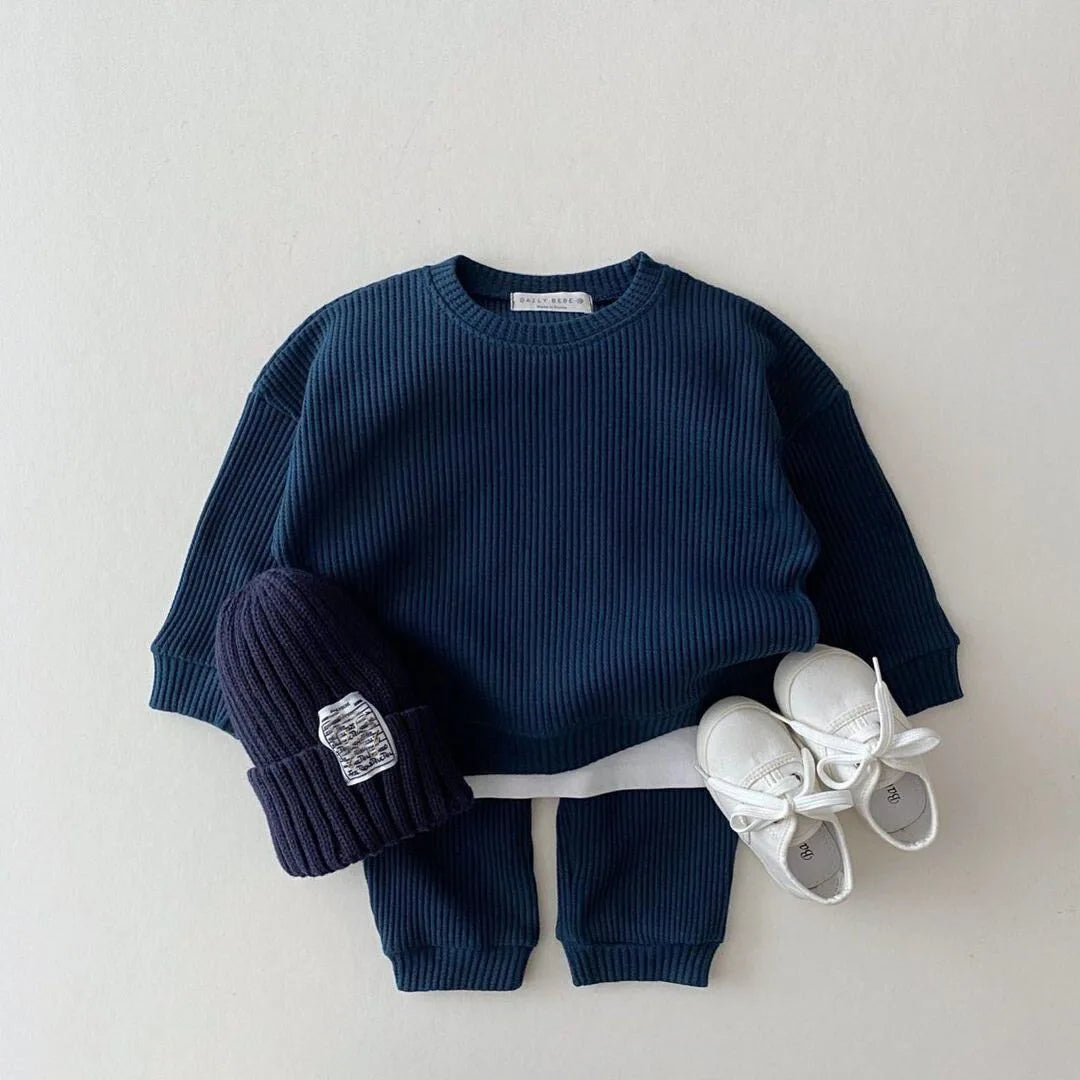 Baby Cotton Knit Clothing Set 2-Piece