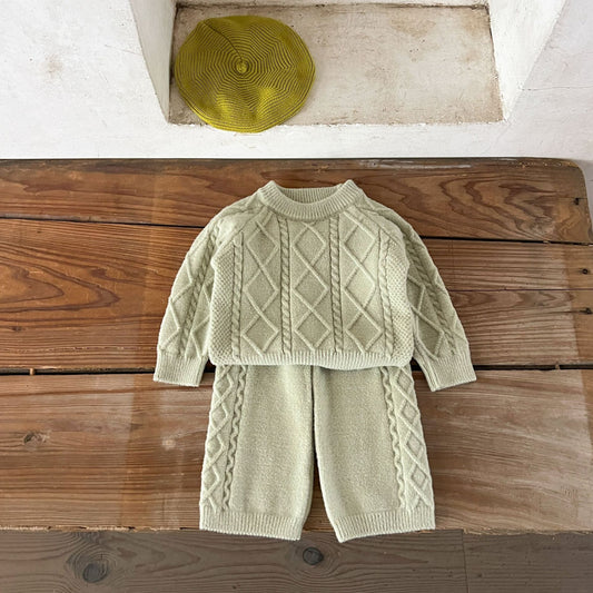 Loose Top And Trousers Two-piece Sweater Pack