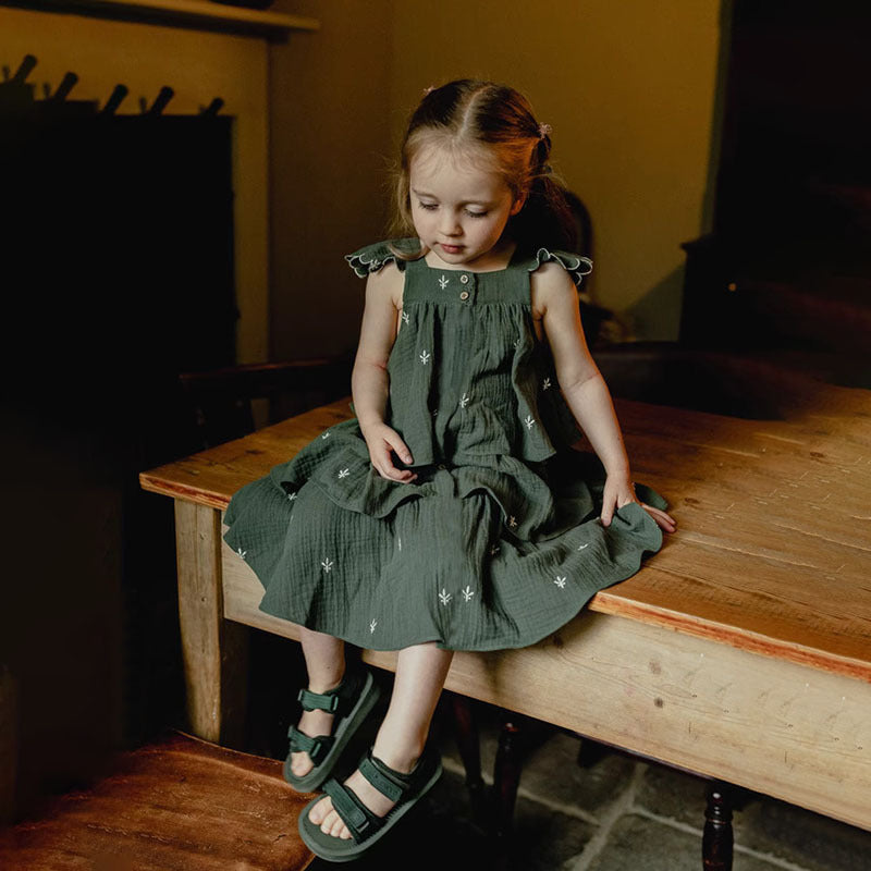 Sommerkleid aus Gaze für Mädchen