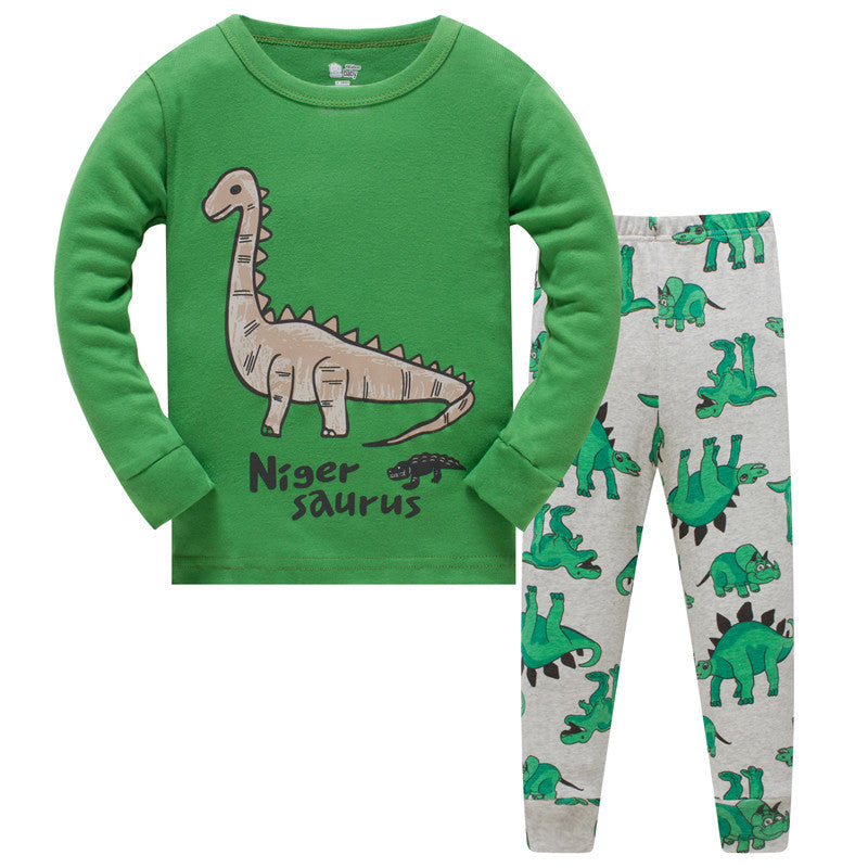 Long-sleeved Cotton Children's Pajamas Air-conditioning Clothes