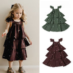 Sommerkleid aus Gaze für Mädchen