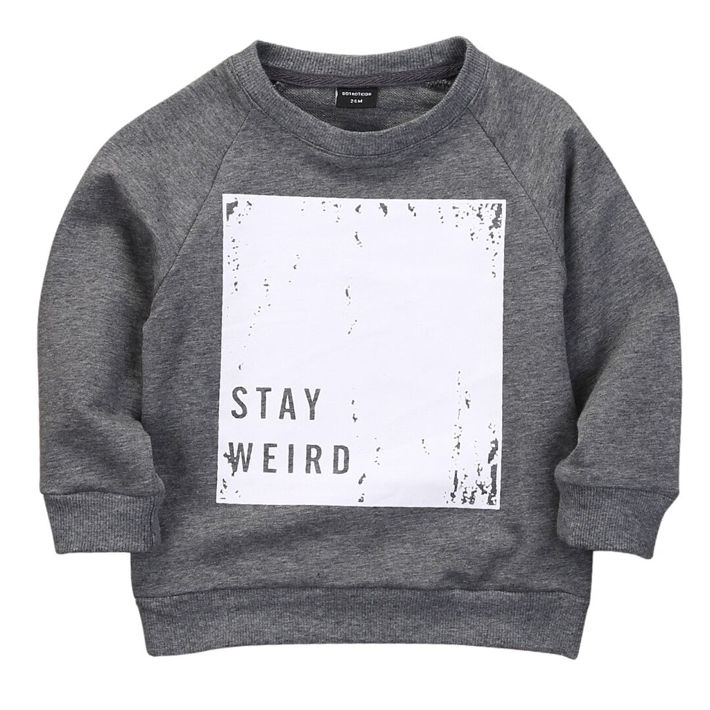 Sports Letter Printed Sweater - Kidnor