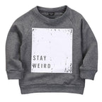 Sports Letter Printed Sweater - Kidnor