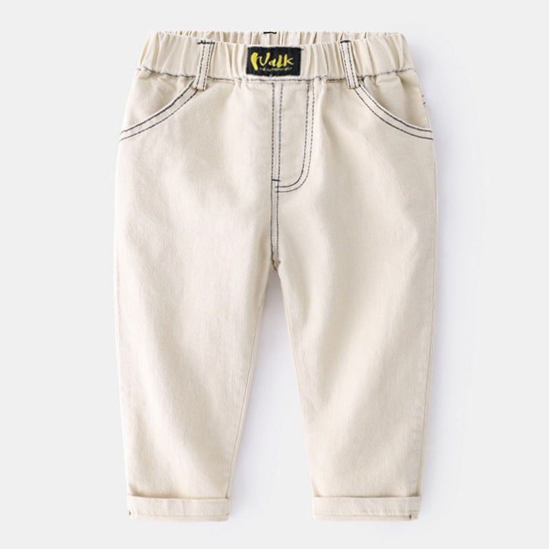 Solid Color All-Match Trousers - Kidnor