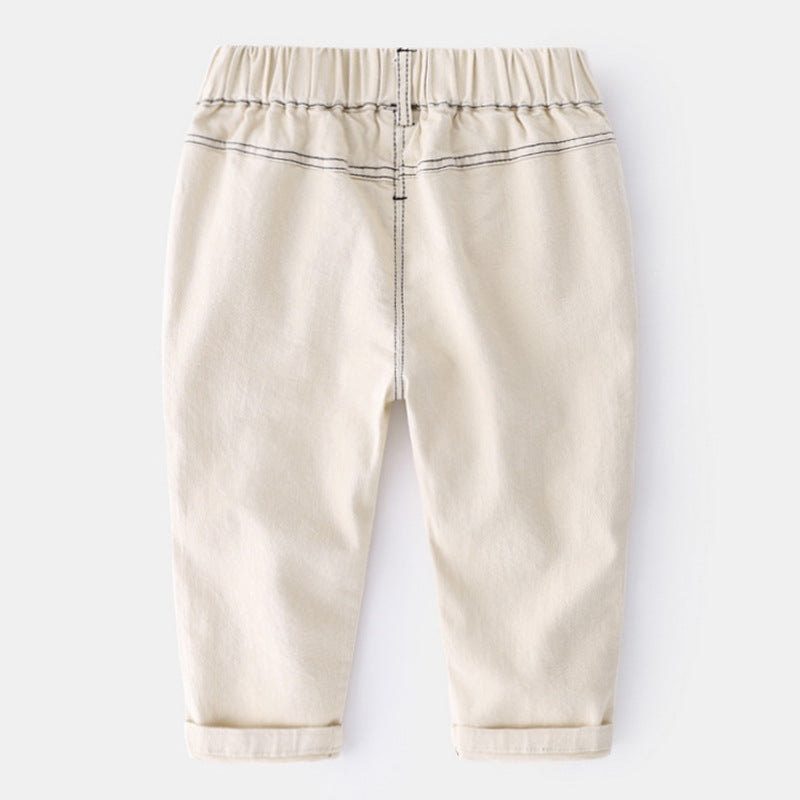 Solid Color All-Match Trousers - Kidnor