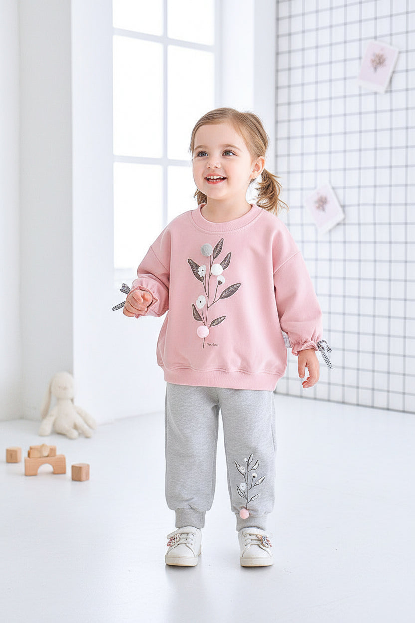 Autumn Girls’ Two-Piece Long-Sleeve Set
