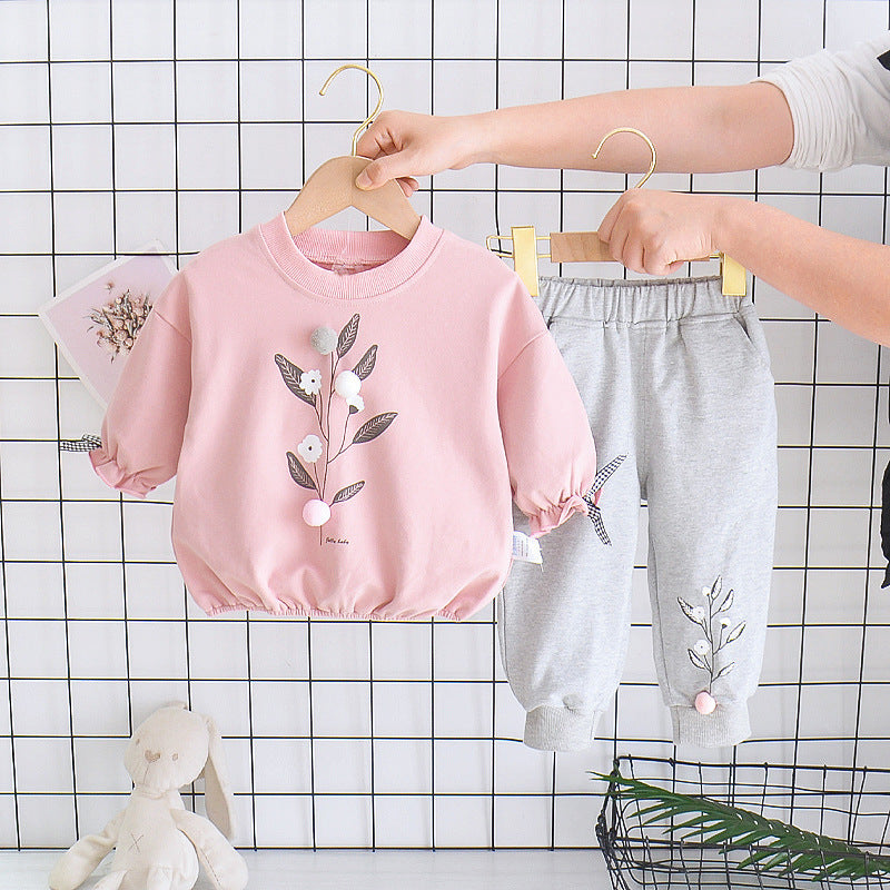 Autumn Girls’ Two-Piece Long-Sleeve Set