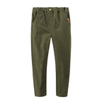 Stretch Cotton Trousers Slim-Fit - Kidnor