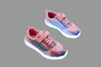 Kids LED Light-Up Shoes - USB Rechargeable Wings Sneakers with Colorful Lights