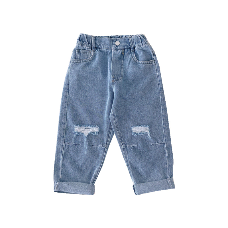 Loose Ripped Jeans - Kidnor