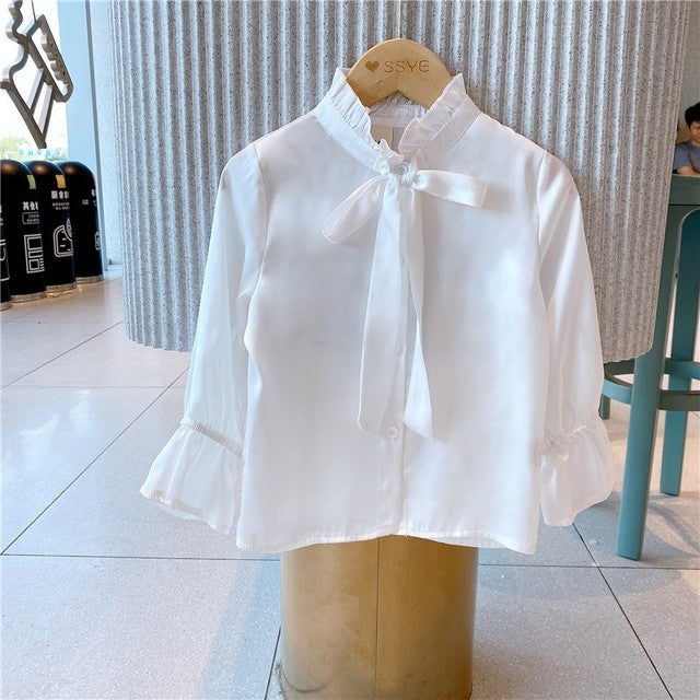 Girls Shirt Dress with Vest – Layered Look