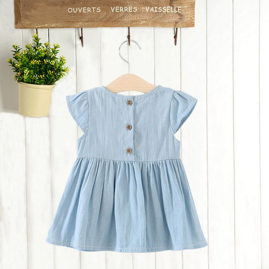 Girls denim dress
