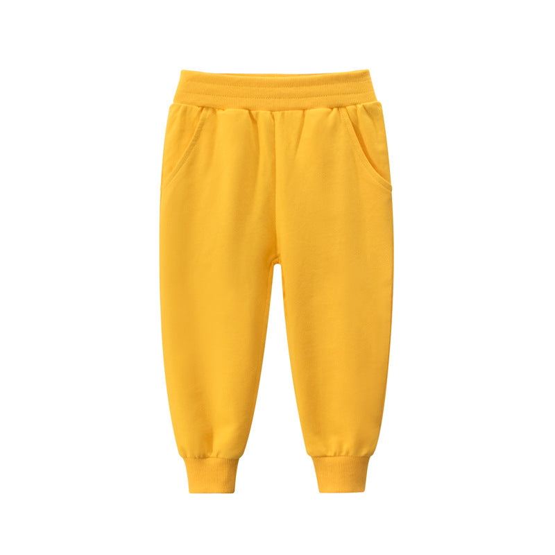 Boys Premium Cotton Sports Trousers, Autumn Comfort Fit - Kidnor
