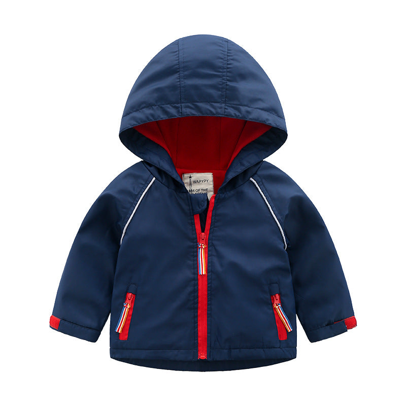 Boys' Hooded  Autumn  Clothing Children's Fleece Jacket - Kidnor
