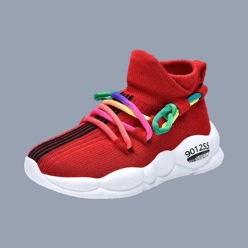 Children's Sports Knitted Breathable Student Casual Shoes