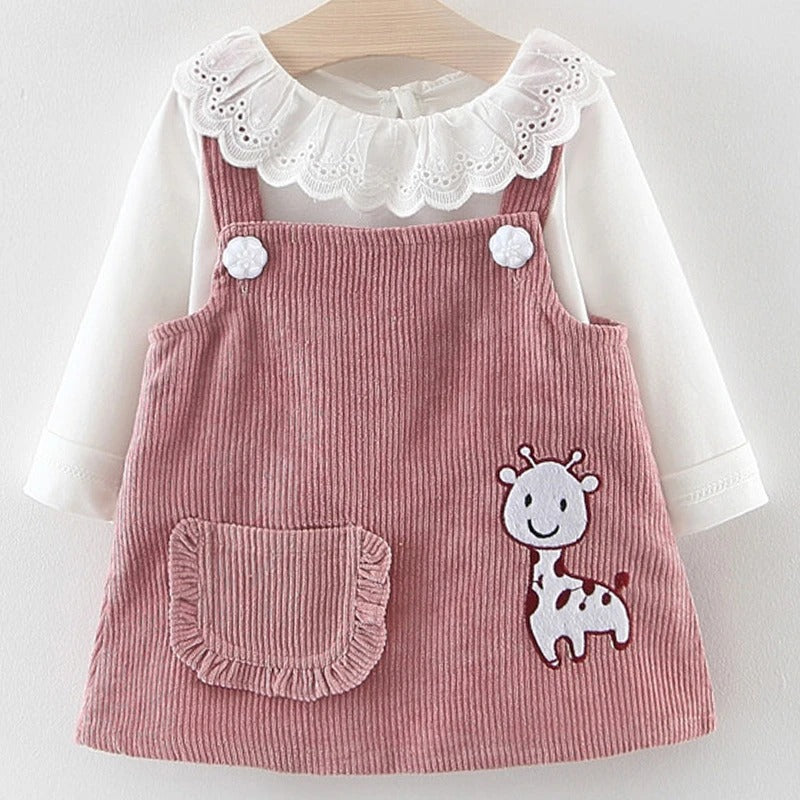 Baby Girl Beautiful Dress - 2 Pieces Set - Kidnor