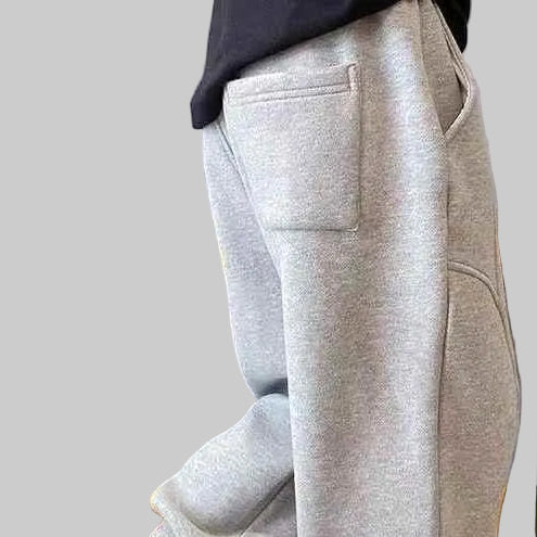 Boys' Casual Spring And Autumn Fleece Sports Pants - Kidnor