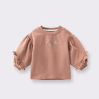 Baby Autumn Clothing Sweatshirt Bell Sleeve Loose - Kidnor