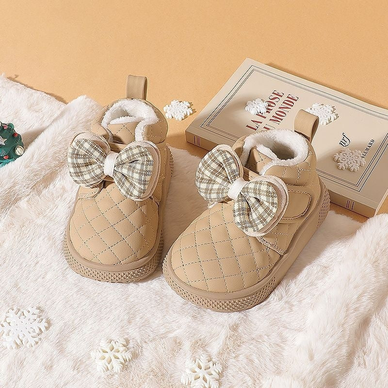 Baby Girl Snow Boots Velvet