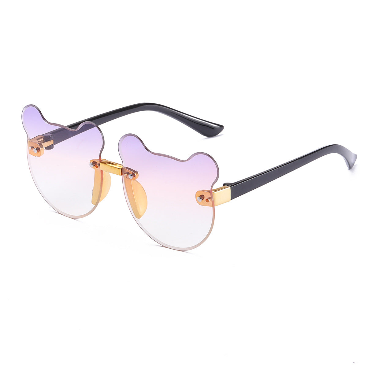 Cat Ear Kids Sunglasses Frameless Shape - Kidnor