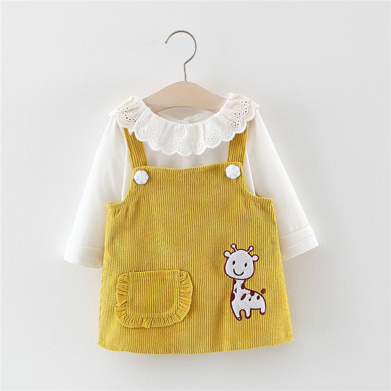 Baby Girl Beautiful Dress - 2 Pieces Set - Kidnor
