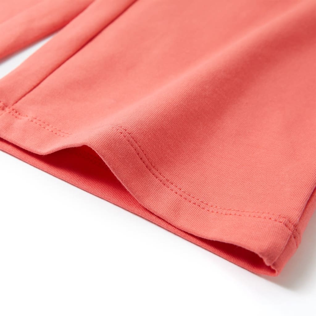 Weit geschnittene Kinderhose, korallenrosa, Größe 116