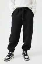 Boys' Casual Spring And Autumn Fleece Sports Pants - Kidnor