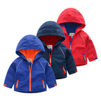 Boys' Hooded  Autumn  Clothing Children's Fleece Jacket - Kidnor