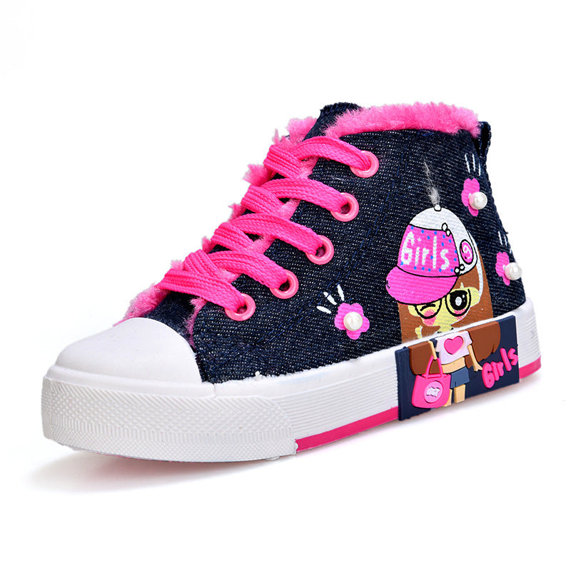 Shoes Children's Canvas Girls' Sneakers
