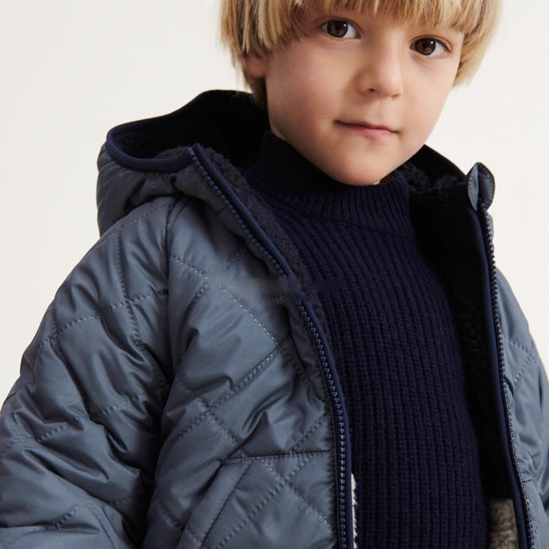 Double-Sided Hooded Cotton Jacket - Kidnor