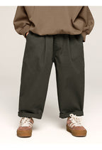 Boys' Casual Pants Solid Color Trousers Baggy Pants - Kidnor