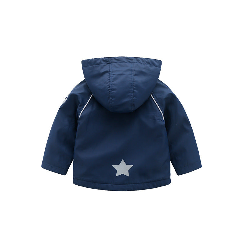 Boys' Hooded  Autumn  Clothing Children's Fleece Jacket - Kidnor