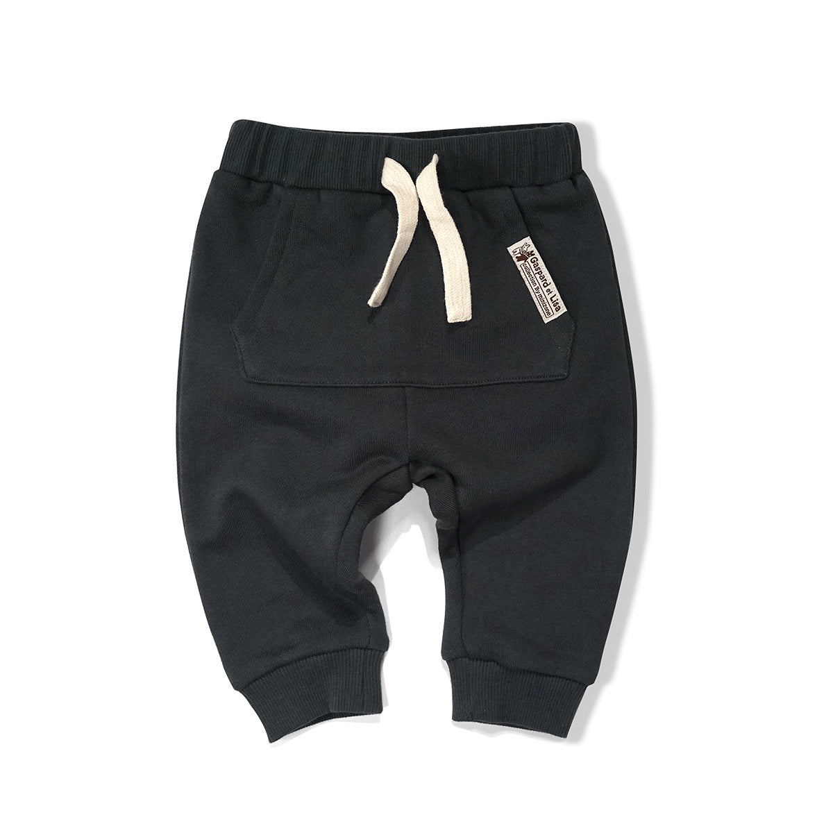 Solid Color High-waist For Boys  Casual Pants - Kidnor