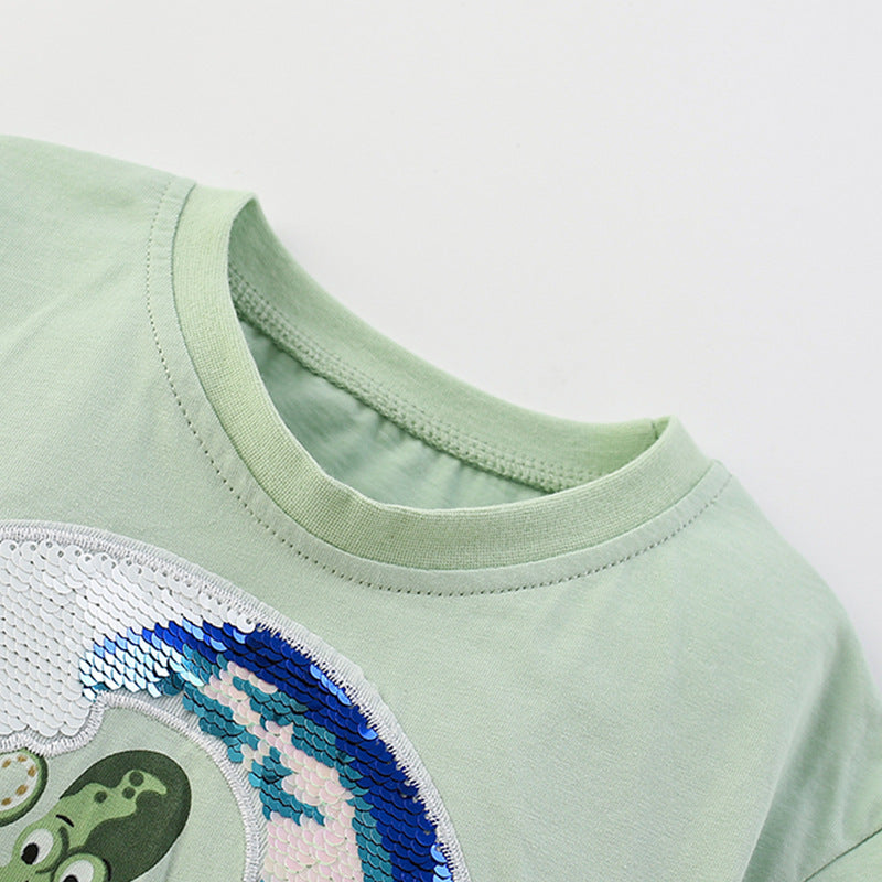 Boys' Summer Casual Two-Piece Children's Outfit