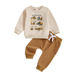 Jungen-Pullover mit LKW-Gebäude-Print
