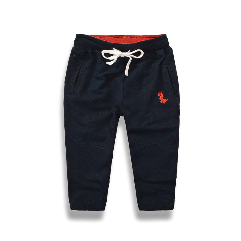 Children's Little Dinosaur Lace-up Sweatpants - Kidnor