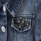 Girls' Denim Jacket Children's Western Style All Match