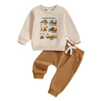 Jungen-Pullover mit LKW-Gebäude-Print