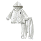 Fashion  Gray Hoodie Suit - Kidnor