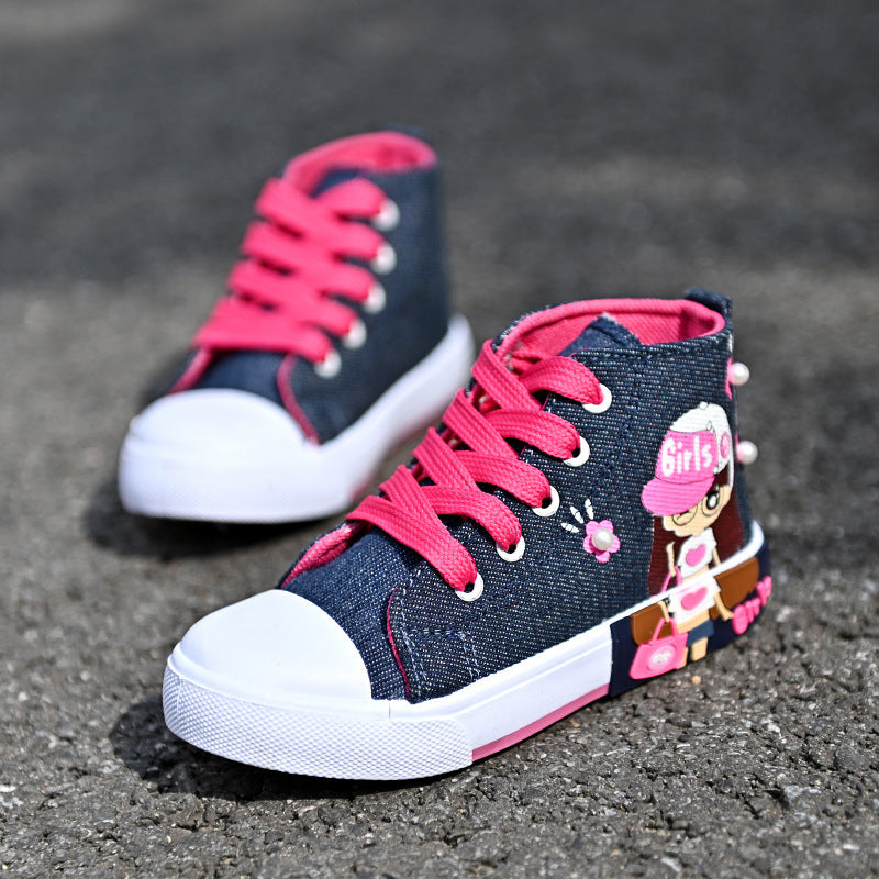 Shoes Children's Canvas Girls' Sneakers