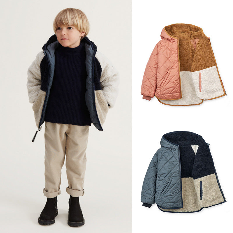 Double-Sided Hooded Cotton Jacket - Kidnor