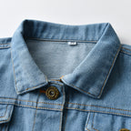 Distressed Denim Cardigan - Kidnor