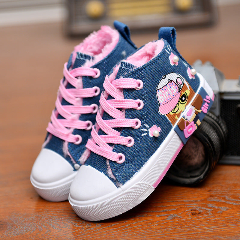 Shoes Children's Canvas Girls' Sneakers
