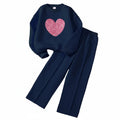 Girls Fleece Sweatshirt and Pants Set - Kidnor