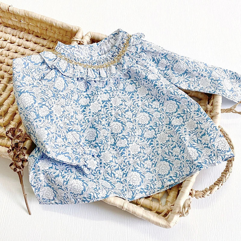 Floral Shirt For Girls long sleeve